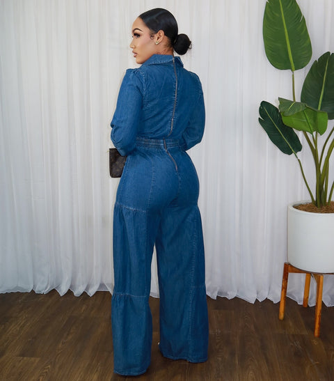 Demo Denim Jumpsuit - Fitz Clothing