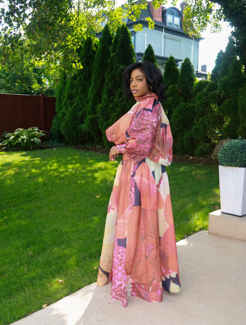 Trina Floral Maxi Skirt Set