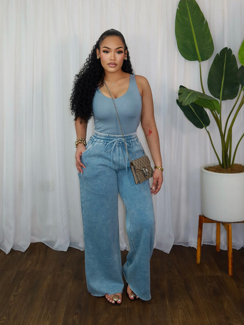 Gotti Pants Set (Blue) - Fitz Clothing