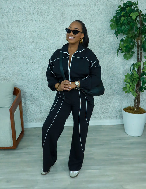 Telle Jogger Set (Black)