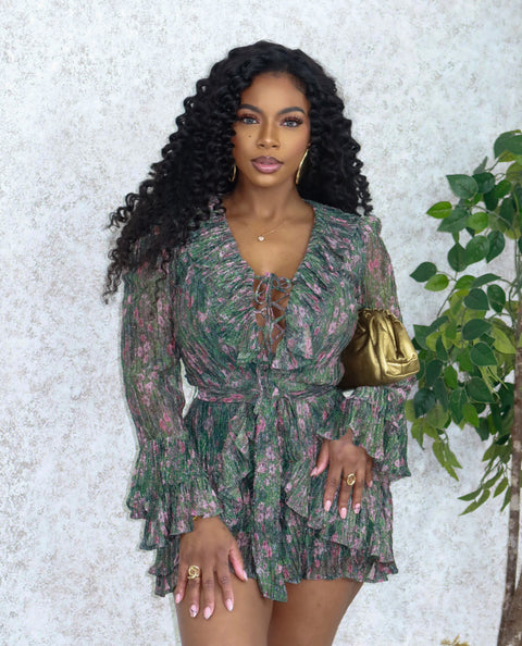 Megan Sparkle Romper