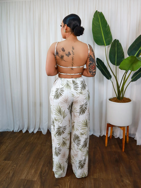 Palm Leaves Jumpsuit