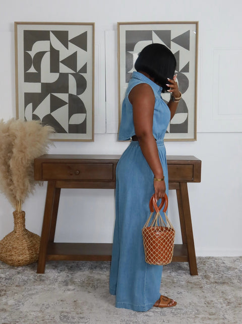 Deveka Denim Jumpsuit