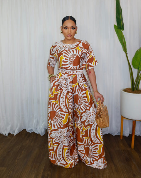 Desert Print Pants Set - Fitz Clothing