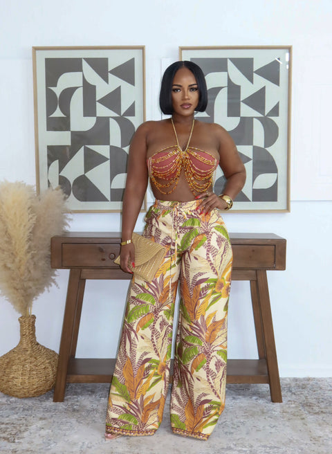 Desert Bloom Pants Set (Multi)