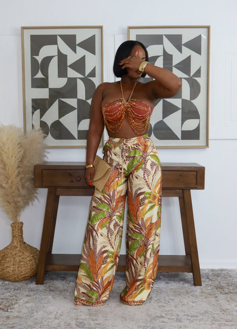 Desert Bloom Pants Set (Multi)