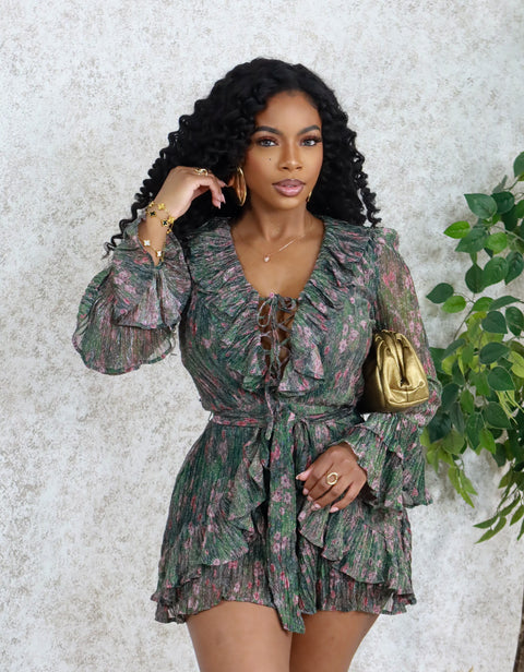 Megan Sparkle Romper