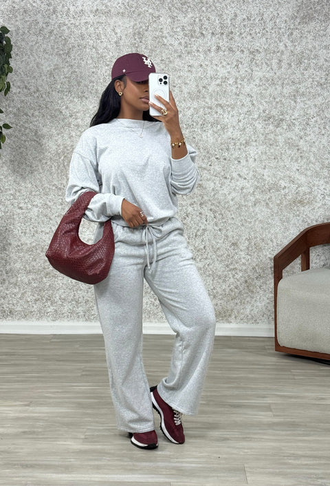 Chill Day Pants Set(Grey)