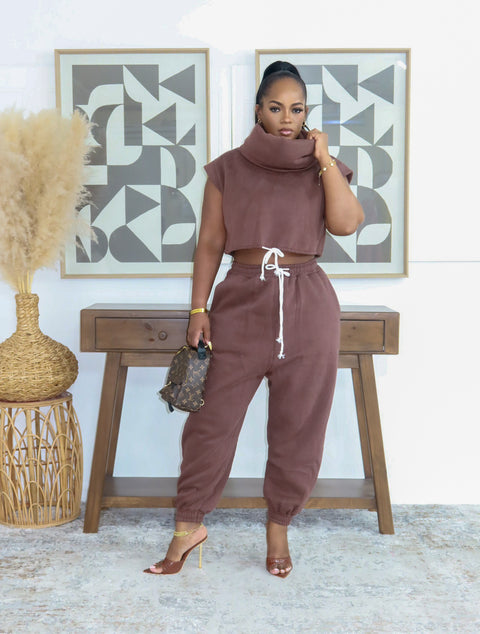 Brown Sugar Cozy Set (Brown)