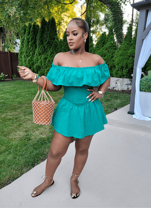 TALLY ROMPER (Green) - Fitz Clothing