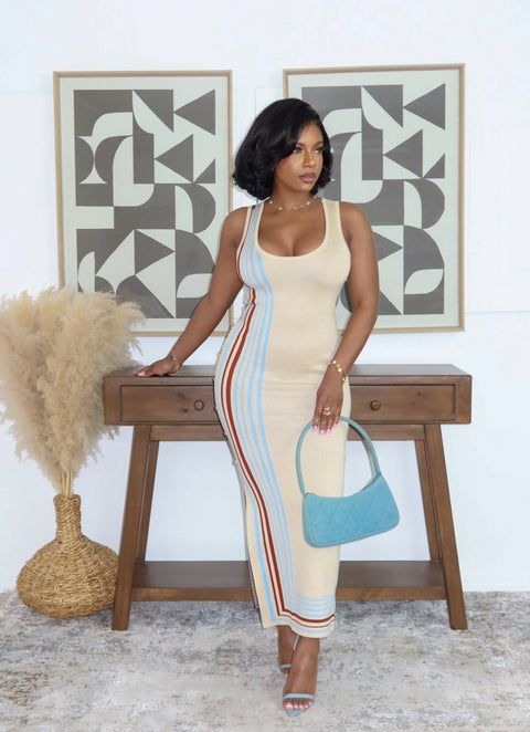 Serenity Knitted Maxi Dress - Fitz Clothing