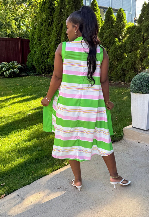 The Prize High Low Top (Green)