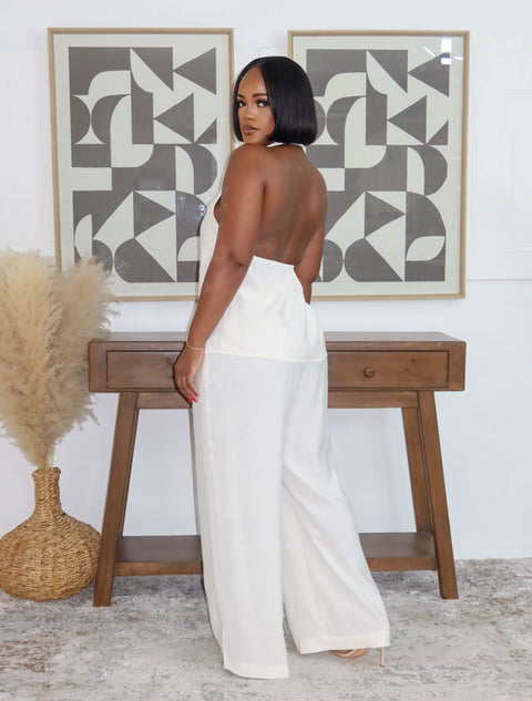 Light Of Dawn Pants Set (Off White)