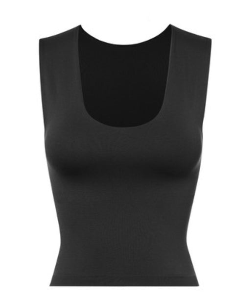 Luminous Love Crop Top (Black)