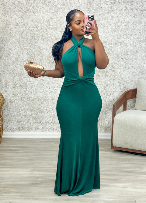 Tavia Maxi Dress (Hunter Green)